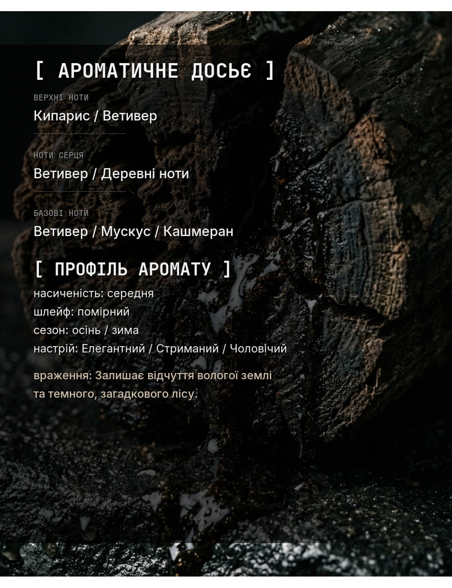 BLACK_INK [Аналог Encre Noire] — ароматичне досьє OLFx
