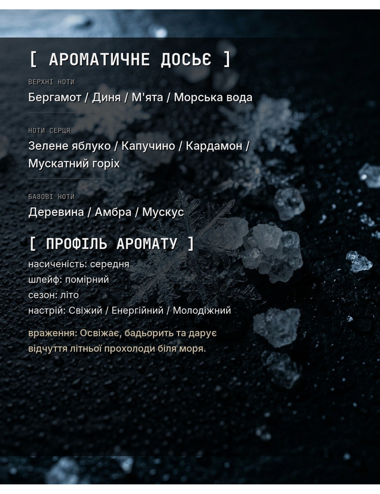 BLUE_SED [Аналог Blue Seduction] — ароматичне досьє OLFx