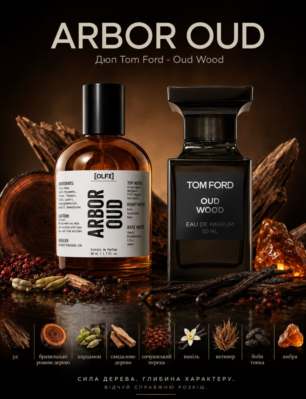 ARBOR_OUD Spray — в стиле Oud Wood
