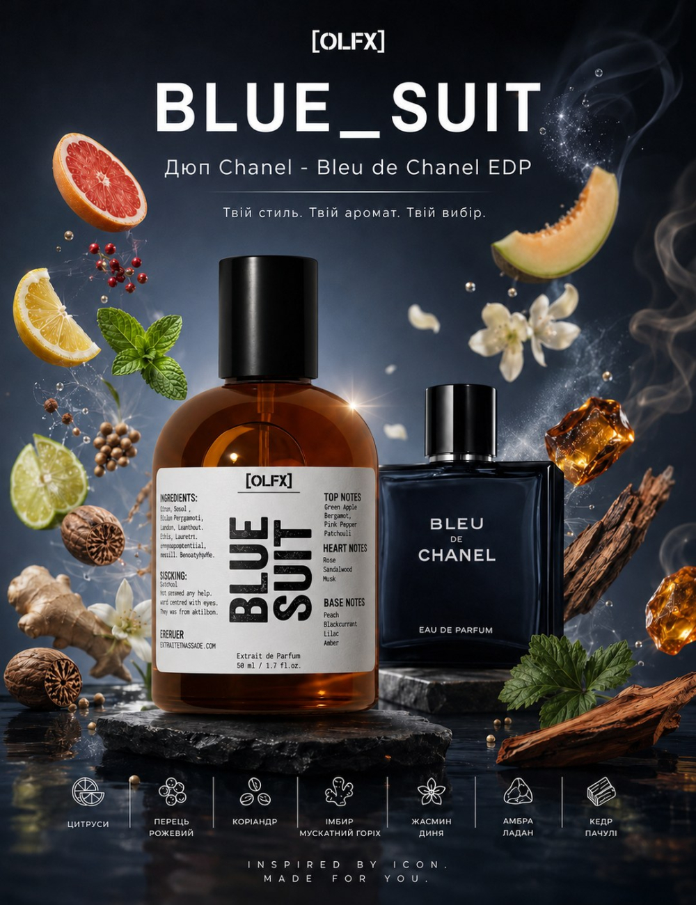 BLUE_SUIT Spray — в стиле Bleu de Chanel