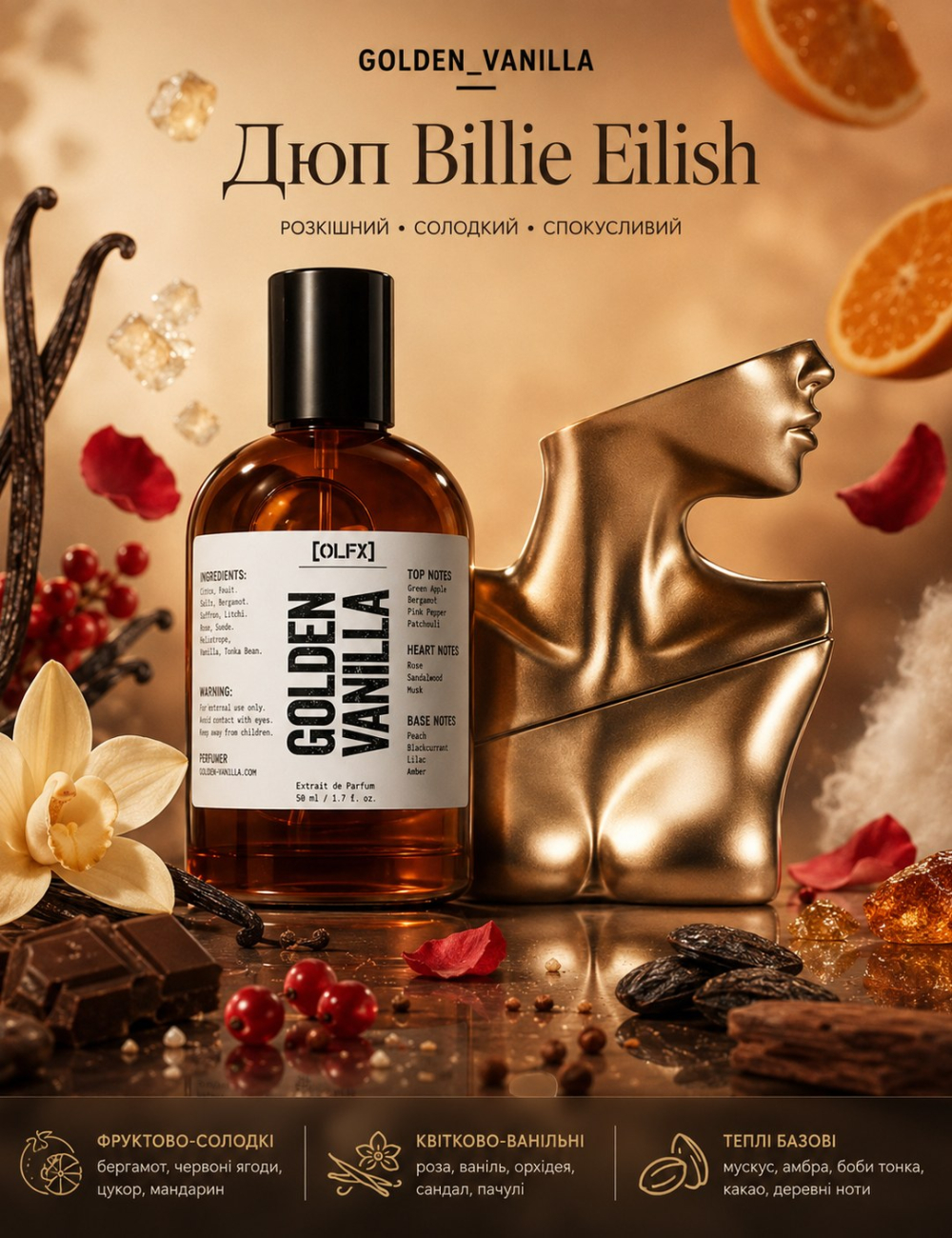 GOLDEN_VANILLA Spray — в стиле Eilish No. 1