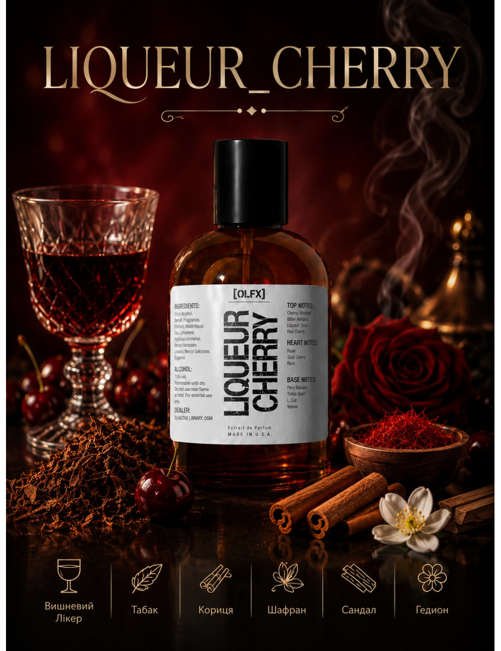 LIQUEUR_CHERRY Spray — Авторский аромат OLFx
